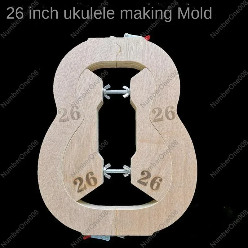 26-Inch Ukulele Production Assembly Inside and Outside Mold Guitar Sound Barrel Dovetail Inlaid Materials Accessories Tool