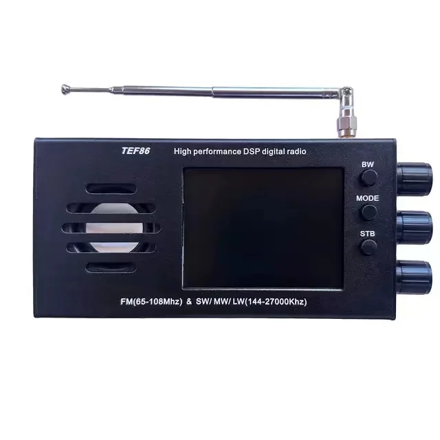 TEF6686 FM(65-108Mhz)&SW/MW/LW(144-27000Khz) DSP Radio Receiver  RDS With Battery