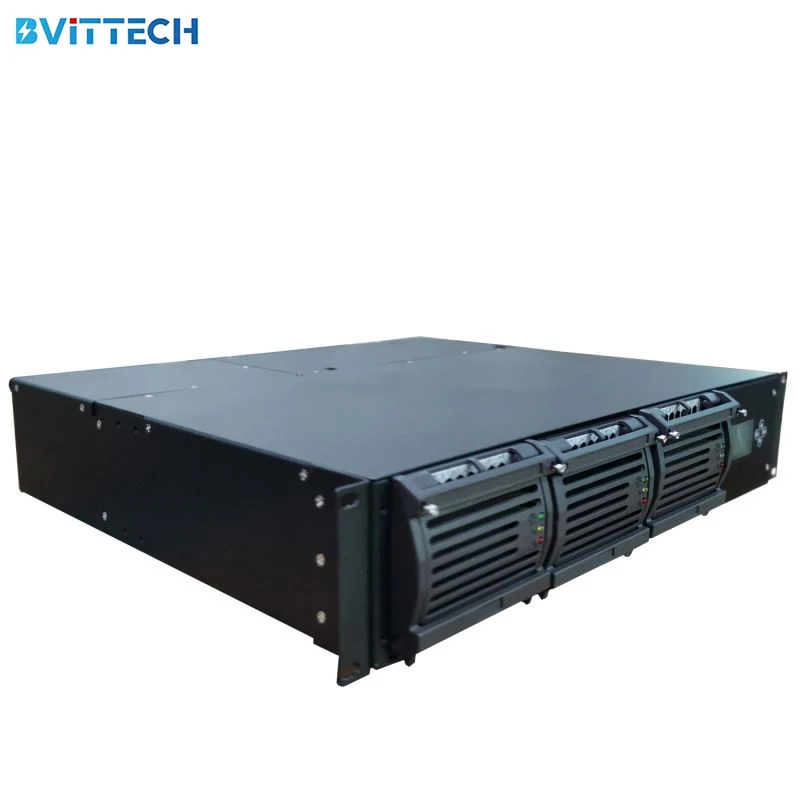 19 Inch Telecom Rack Mount  Battery Charger 50A  Rectifier System 220VAC to 48VDC Mount Rectifier for Industrial Applications
