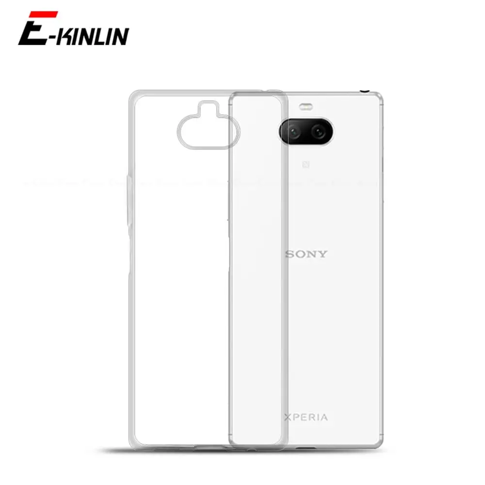 Transparent Silicone UltraThin Soft Full Protective Cover For Sony Xperia 1 5 10 Ace Pro I II III IV V 8 Lite TPU Back Case