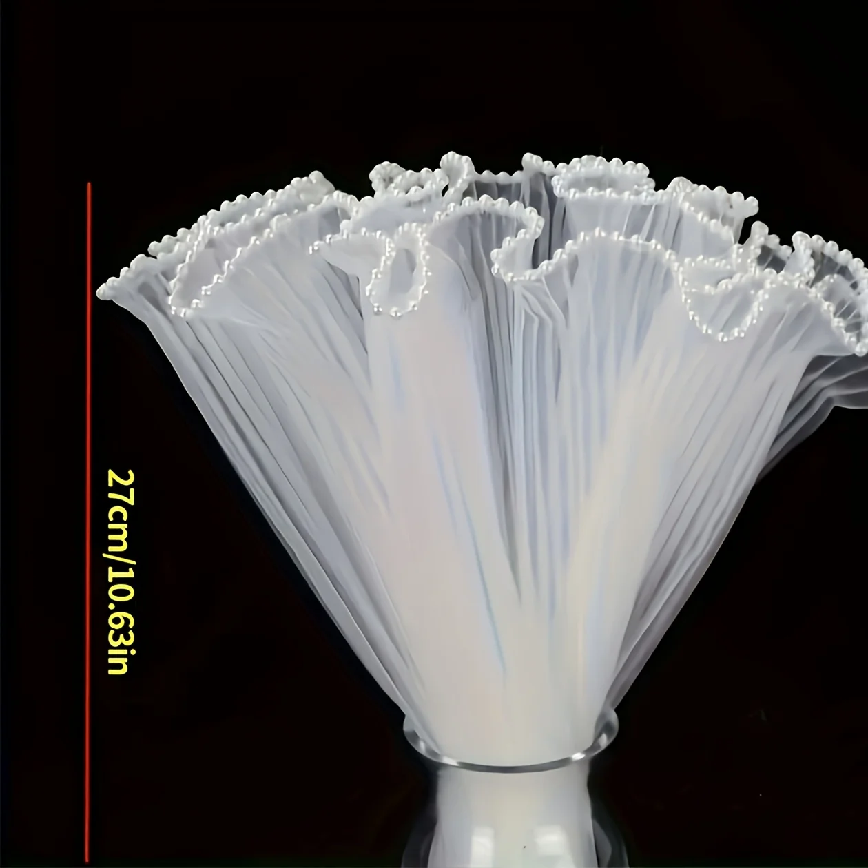 3-Piece Set of Elegant Rose Bouquet Wrapping Paper with Pearl and Lace Decorations - Butterfly Theme, 4 Sizes, Suitable for Valentine's Day, Birthdays, Mother's Day, Weddings - Decorative Gift Wrapping, Wedding Decorations, Decorative Packaging, Bouquets view 2