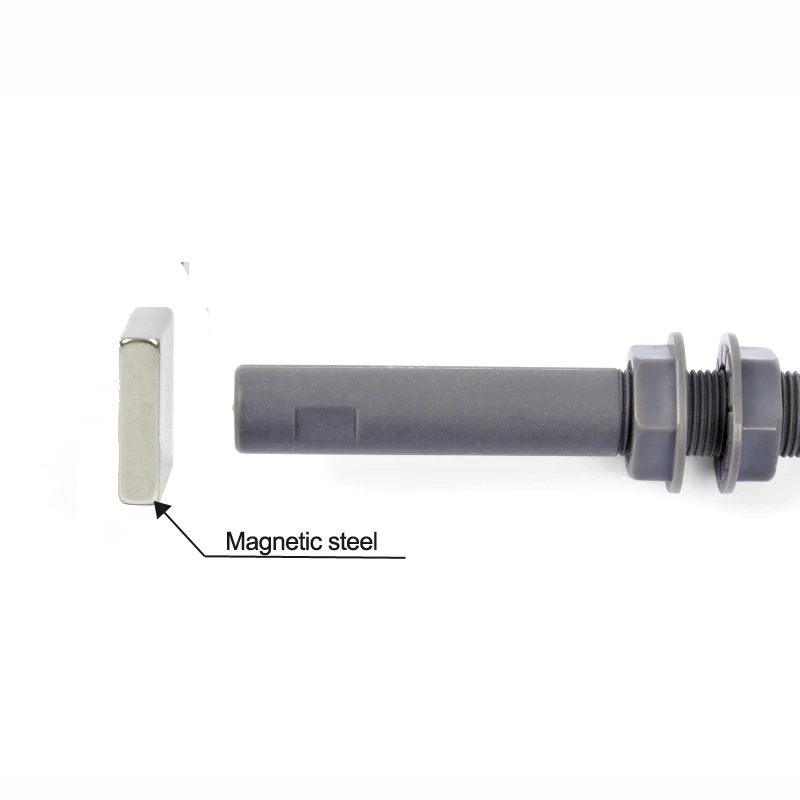 elevator and lift floor leveling detection half threaded  monostable contact NO type magnetic reed sensor RMS12-PH-A80