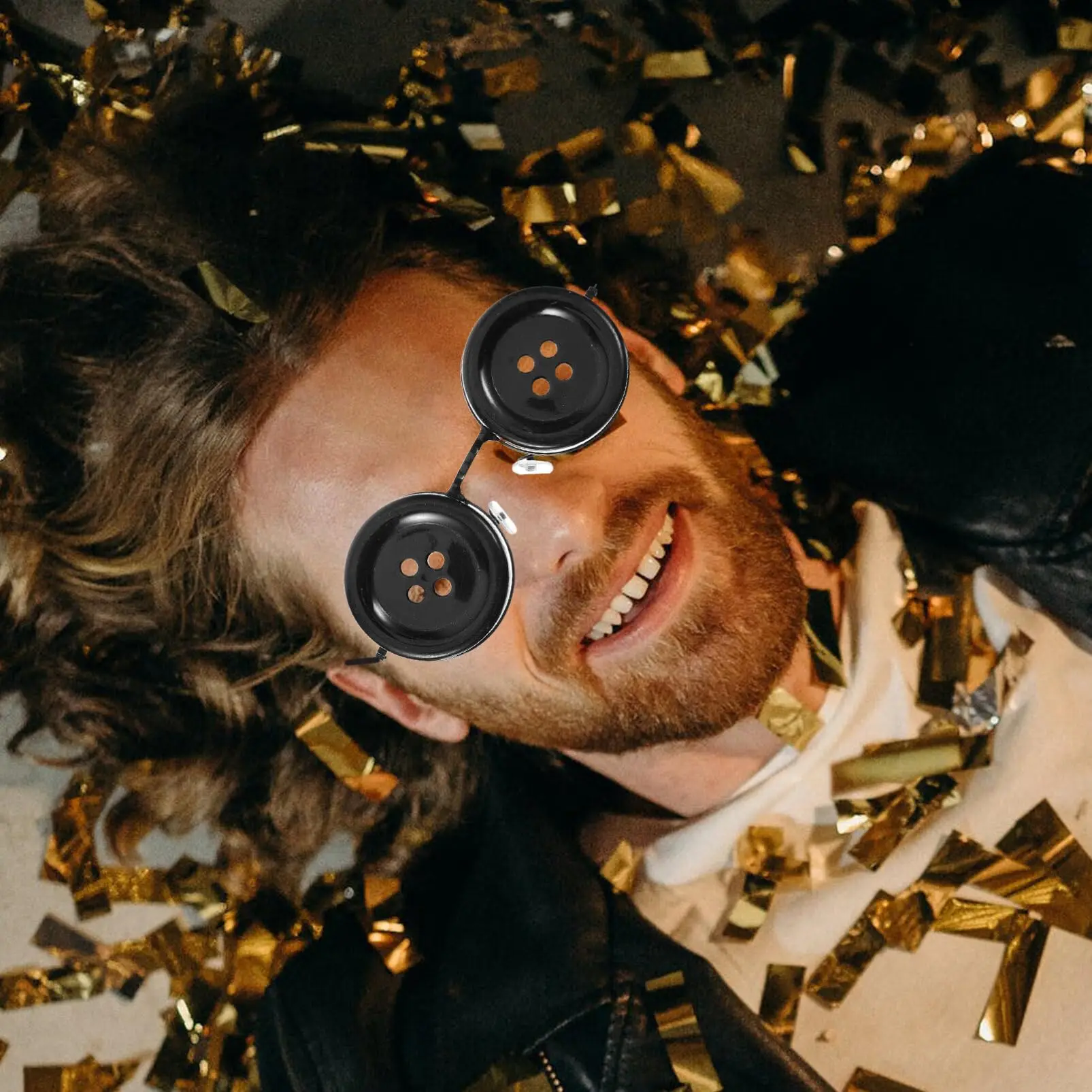 Zabawne okulary z koralikami Coraline Cosplay na Halloween, prezenty na Boże Narodzenie, Halloween i urodziny dla kobiet, mężczyzn i fanów