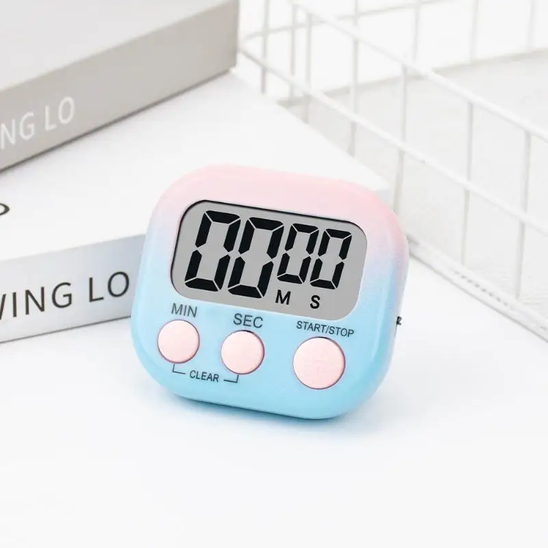 Electronic Kitchen Cooking Baking Timer Kids Time Manager Alarm Clock Magnetic LCD Digital Count Down Up Study Stopwatch