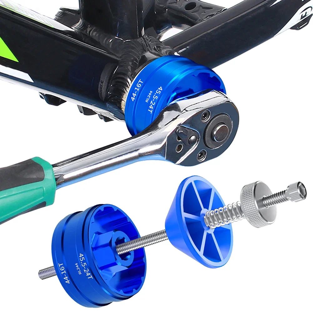 

DUB Bicycle Bottom Bracket Cup Installation Removal Tool Ratchet Wrench Compatible For Fit BB44-BB45.5 BB39-BB40.5