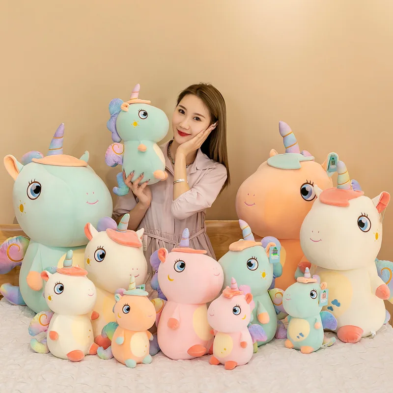 New Arrival Cute Unicorn Pony Doll Plush Toy Children Birthday Gift Doll Pillow/Cushion Christmas Gift For Family And Friends