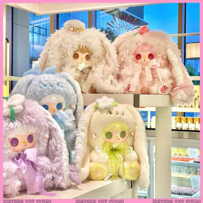

Yooki 400% Bunny's Florall Fragments Series: Виниловая коллекционная фигурка-сюрприз (Blind Box) с мягкой плюшевой куклой-компаньоном, настольное украшение, игрушка, подарок