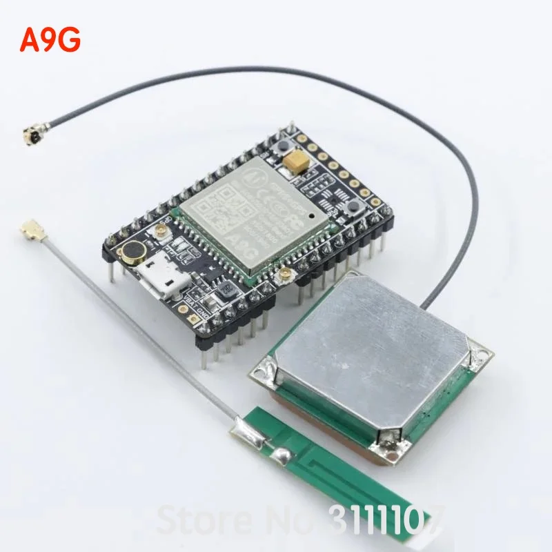 GPRS GPS Module A9G Development Board Voice SMS Communication Positioning Navigation with Antenna GSM