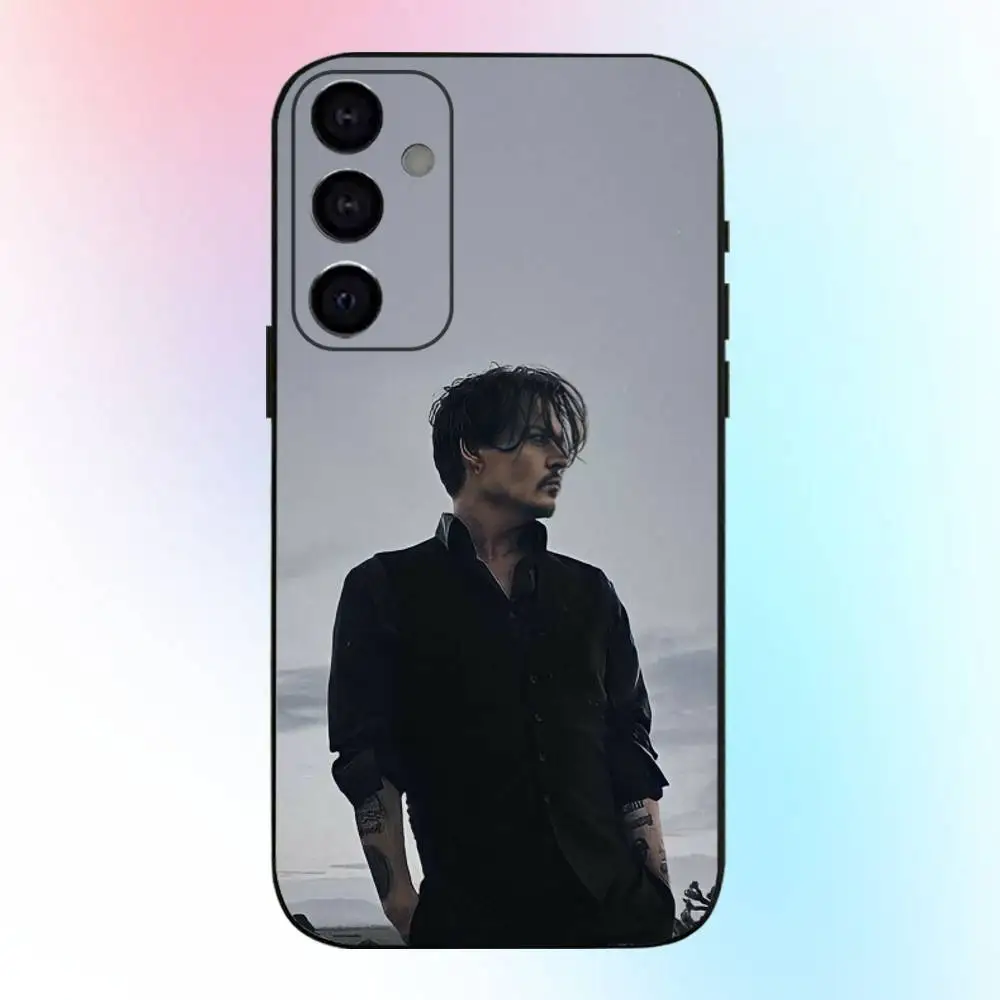 배우 핫 조니 D-데프 전화 케이스 삼성 갤럭시 A73,A72,A71,A70,A53,A52,A51,기타 소프트 블랙 커버