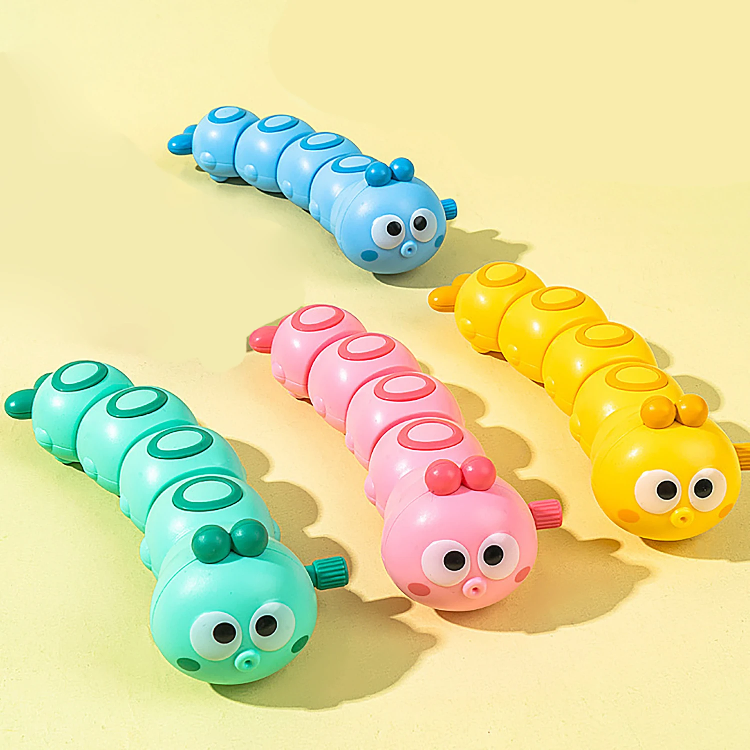 Clockwork caterpillar swinging toy, children's learning crawling parent-child interactive toy