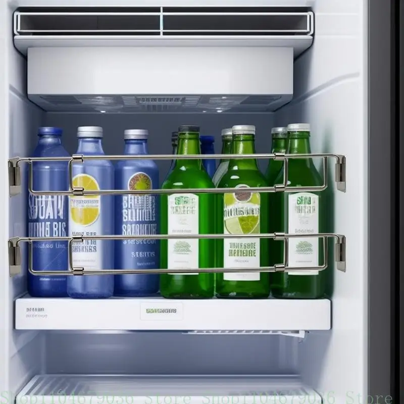 Telescopic Storage Rod Compact Designs Waterproof Corner Bar Adjustable Corner Shelves Bar for Shower & Refrigerator