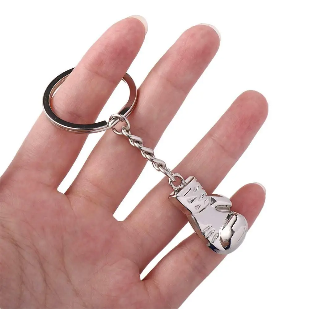 حركة الملاكم القتال الملحقات الداخلية حقيبة رجالية مفاتيح سحرية حامل حقيبة المعلقات هدية تذكارية قفازات ملاكمة سلاسل المفاتيح