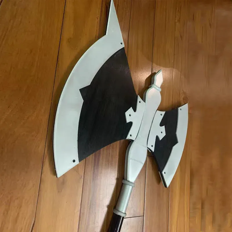 NewFrieren في الجنازة أنيمي تأثيري الموظفين الأداء كوس الدعائم السرخس هيميل عصا لعبة خشبية آيسين الفأس زخرفة عيد ميلاد Gif #6