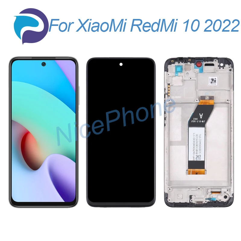 

For RedMi 10 2022 LCD Screen + Touch Digitizer Display 2400*1080 21121119SG, 22011119UY, 21121119VL For RedMi 10 2022 LCD Screen