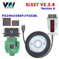 ELS27 V2.3.8 FORScan For Ford PIC24HJ128GP FTDI OBD 2 OBD2 Diagnostic Auto Tools Car OBD2 Automotive Scanner J2534 for Mazda