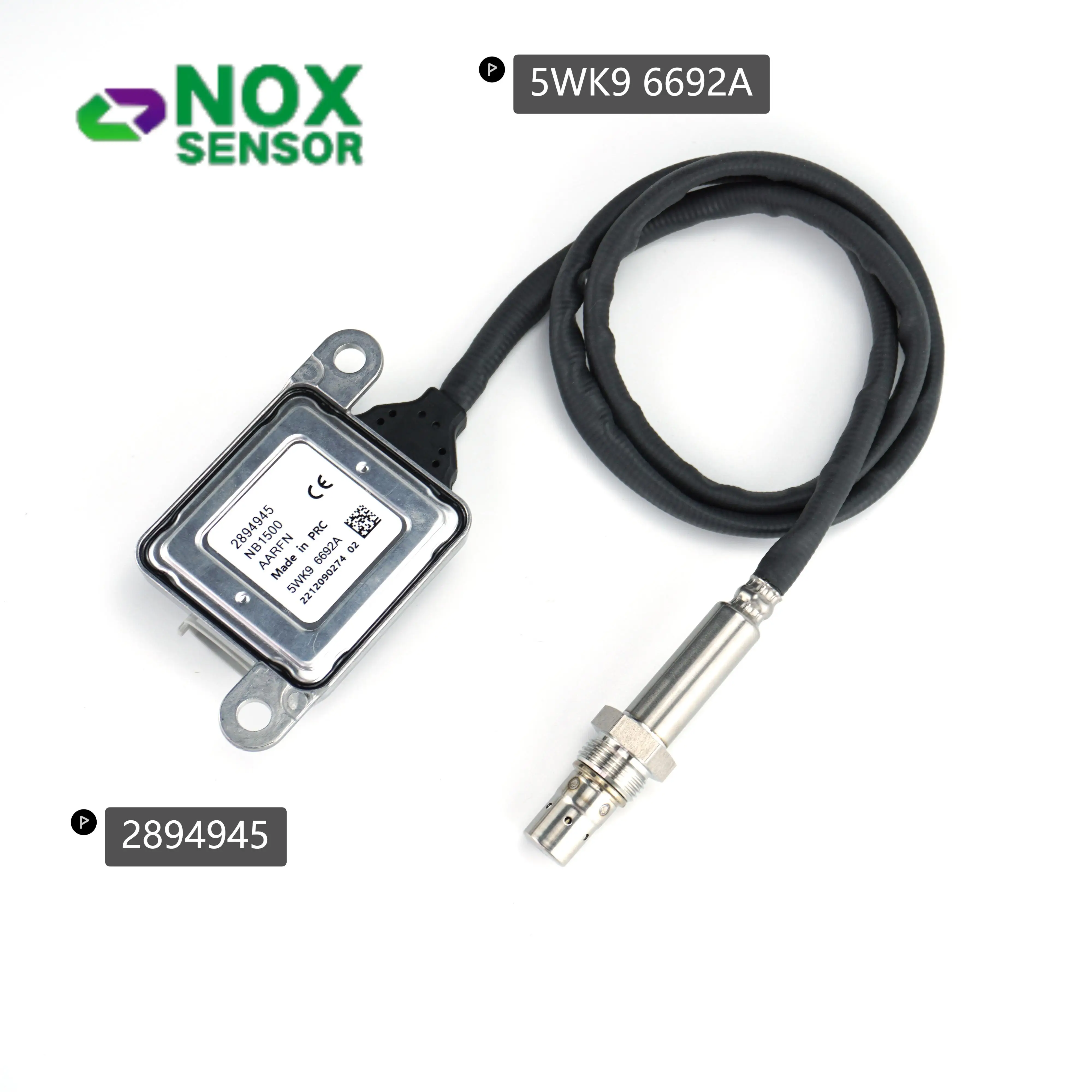 2894945 NOX Sensor 5WK96692A Nitrogen Oxide NOX Sensor 5WK9 6692A 2894945  ISB 6.7L 2010 2011 2012