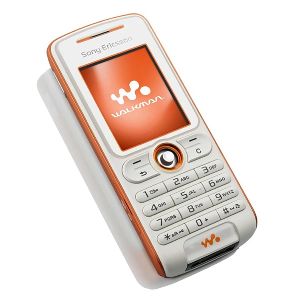 Original Sony Ericsson W200 2G Mobile Phone 1.8'' UBC 65K Colors Screen FM Radio 0.3MP GSM 900 / 1800 / 1900 w200i CellPhone