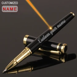 Custom Gel Pen Name Gift Metal Luxury Business Writing Office Stationery School Supplier Pretty Korean Cool 2025 Ballpoint