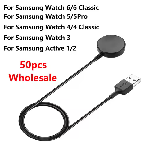 Charger Cable For Samsung Galaxy Watch 7 Ultra FE 6 Classic 5 5 Pro 4 Classic Watch 3 Active 1 2 Smartwatch Charging Cable