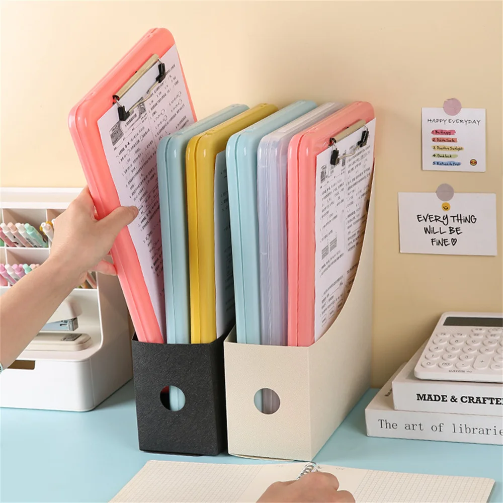 Imagem -04 - Multifuncional Escrita Pad com Pen Holder Organizador do Documento Plastic Storage Clip Board Pasta de Arquivo a4