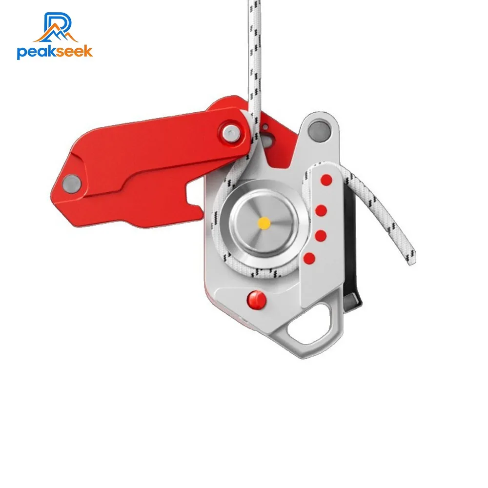 Peakseek GS400 Multifunctional Lift Descender Portable Rope Climbing Lift Retarder 200KG Load Capacity