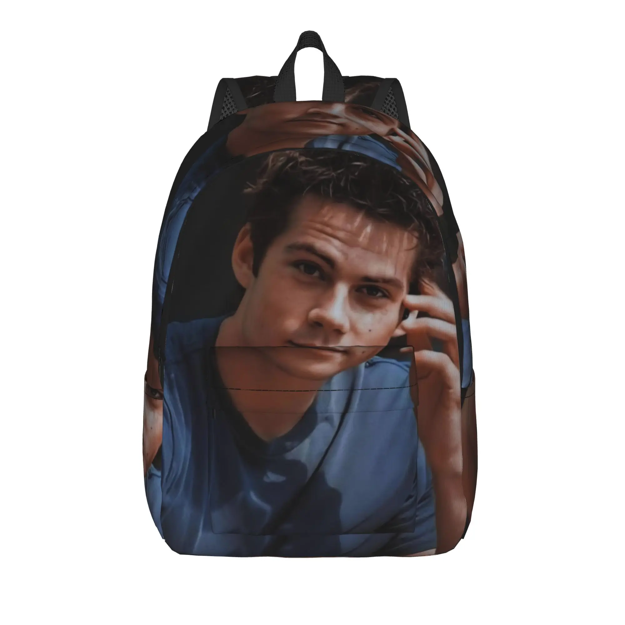 

Dylan Obrien Actor Fashion Backpack Lightweight Student Work Daypack for Men Women Laptop Canvas Bags