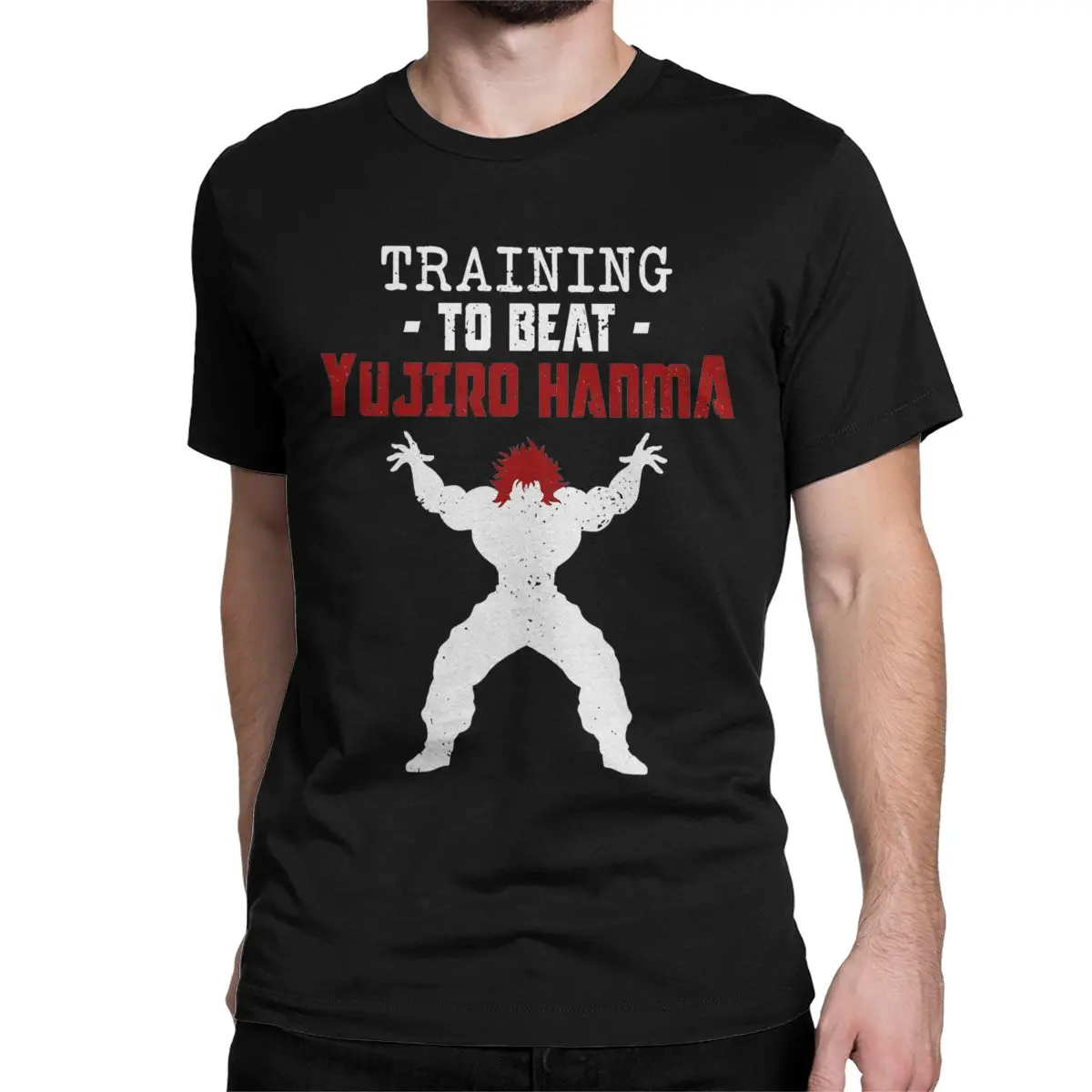 Baki The Grappler Training T Shirts for Men Women Cotton Leisure T-Shirt Martial Arts Anime Tees Short Sleeve Clothing Graphic