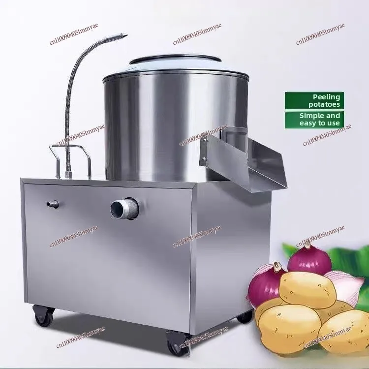 Commercial Small Automatic Potato Peeler Stainless Steel Taro Sweet Potato Onion Peeling Machine