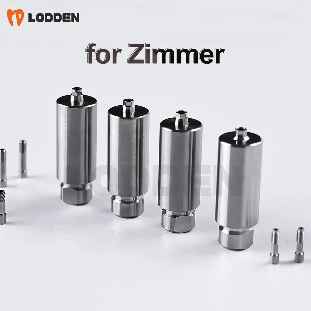 Zimmer Pre-milled Abutment Dental Implant Accessories Hex 10mm Titanium Post Premilled Post Taered Screw-Vent/Azure System