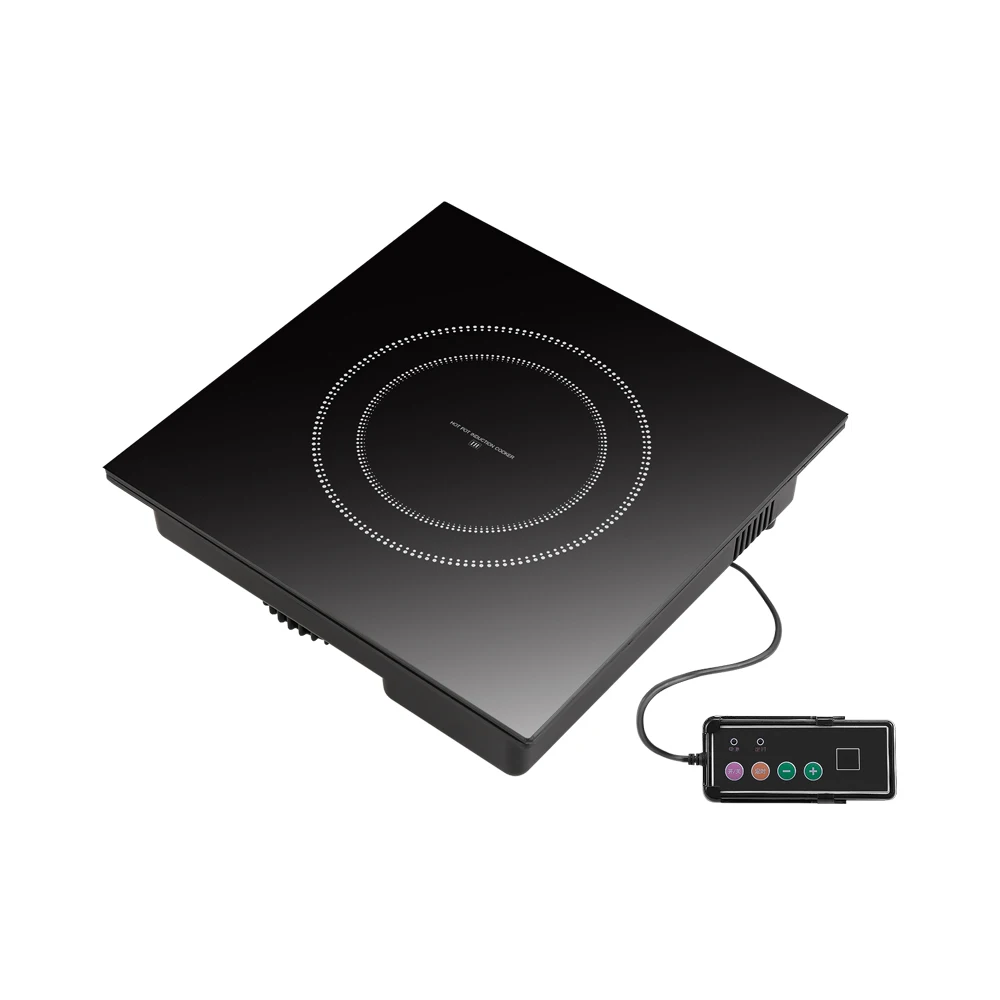 

High Quality Latest design cheap induction cooktop 280*280*80 mm 2KW 220v Smart Induction Cooktop