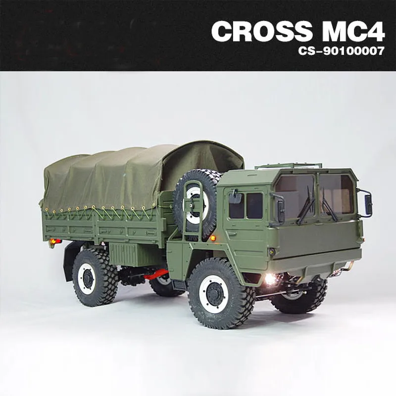 CROSSRC MC4 Remote Control Simulation Military Off road Truck KIT Frame Climbing Vehicle CS-90100007
