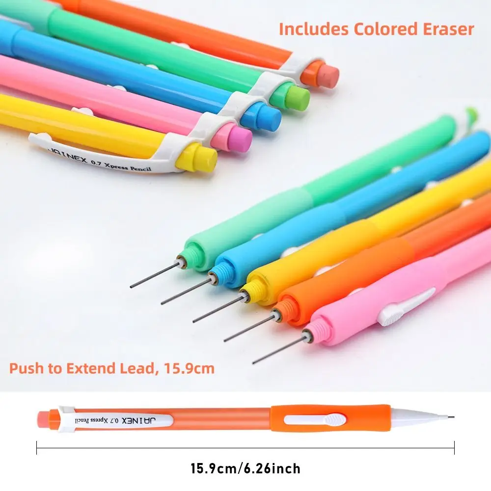 

Боковой пресс с использованием механического карандаша 0,7 мм, гладкий пишущий ведущий карандаш, инженерный карандаш для рисования, эскиз, школьный офис