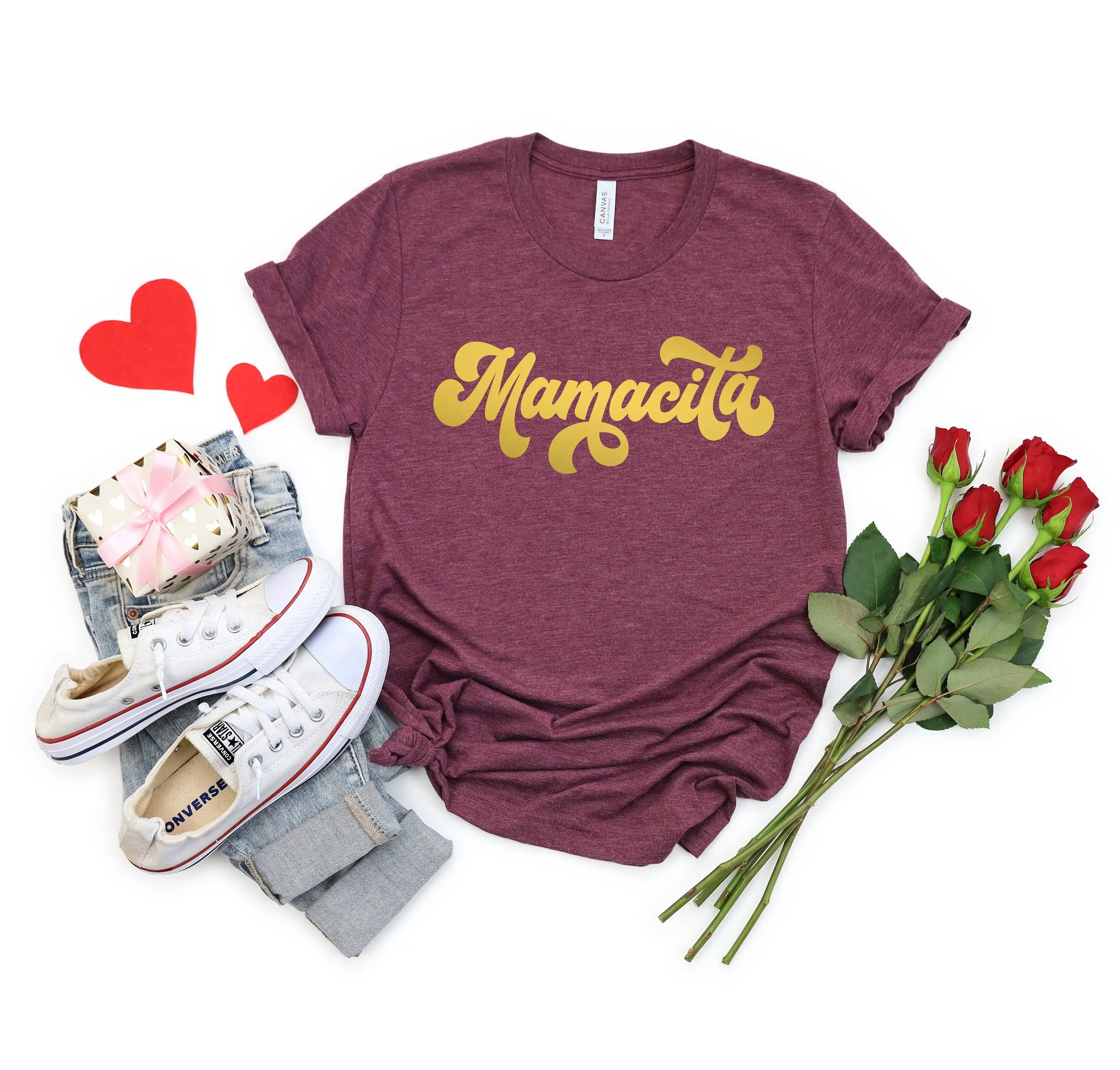 Mamacita T Shirt Baby Shower Funny Mom Mama Mother'S Day Trendy