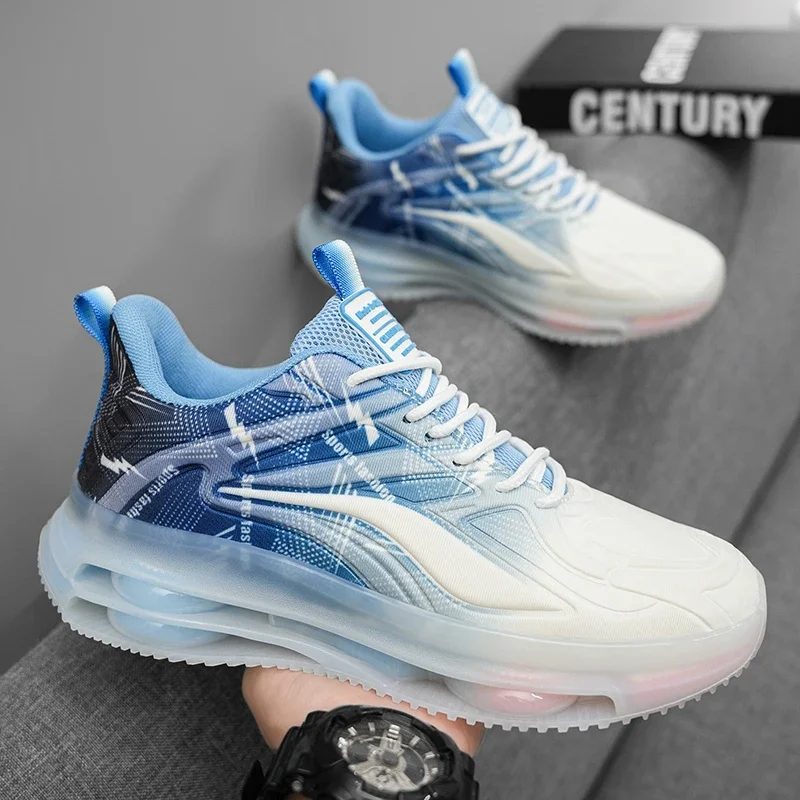 

Модные мужские баскетбольные кроссовки на воздушной подушке, нескользящие, дышащие и амортизирующие, подходят для мужчин, активного отдыха