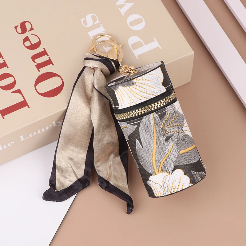 Vintage Mini-Eimer-Geldbörse mit Stickerei, Lippenstift-Aufbewahrungstasche, Schlüsselanhänger, Kopfhörertasche, kleine Tasche, Anhänger, Modeaccessoires – Detail 12