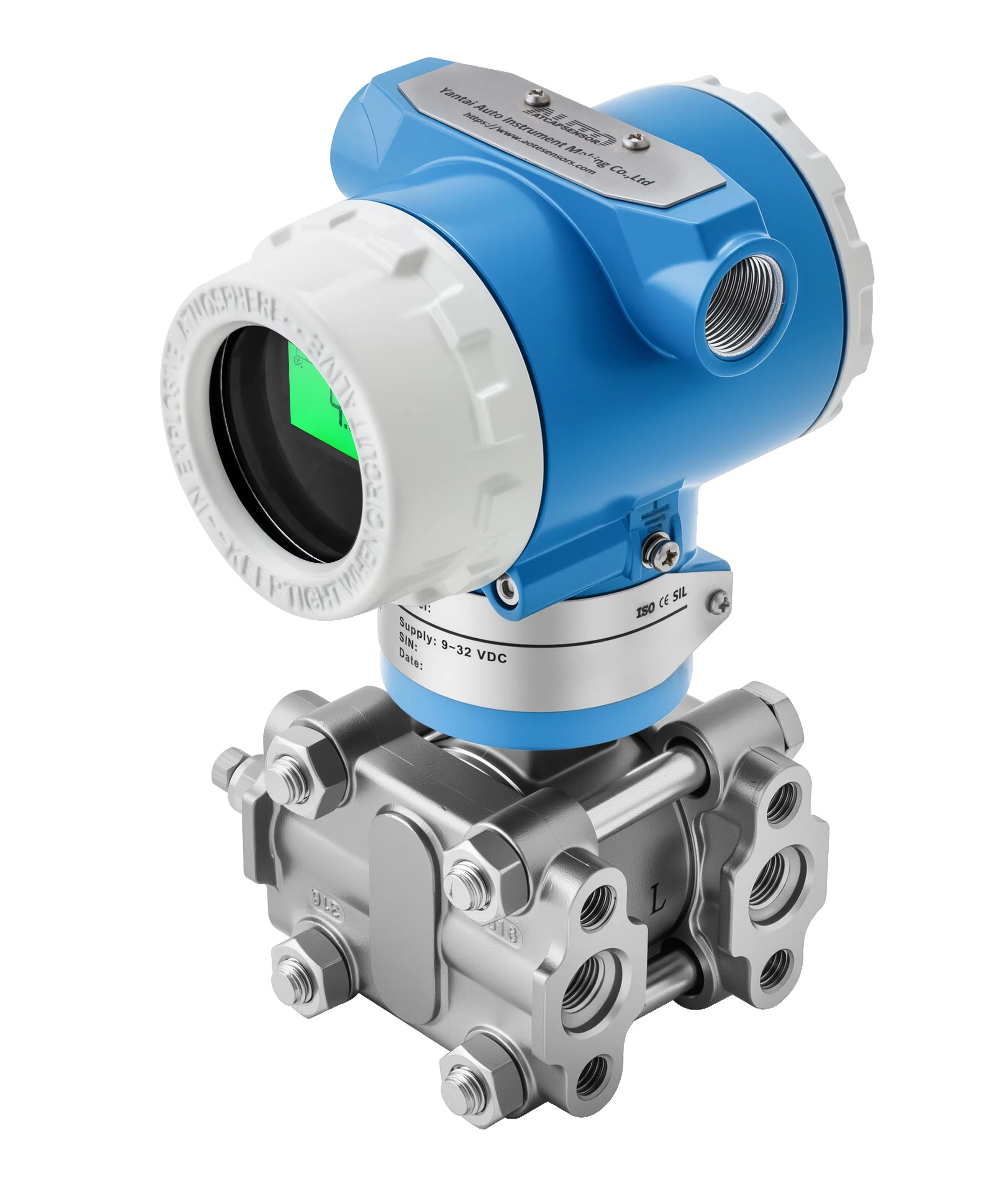 High Accuracy Digital Smart Gas Pressure Transmitter OEM Manufacturer  HART Differential Pressure Transmitter 4-20mA