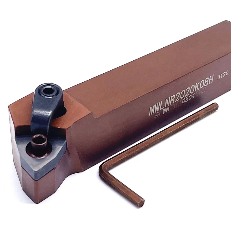 1PCS MWLNR 1616 MWLNR2020 MWLNR2525 MWLNR3232 High quality spring steel CNC cutting tool holder for external circular turning