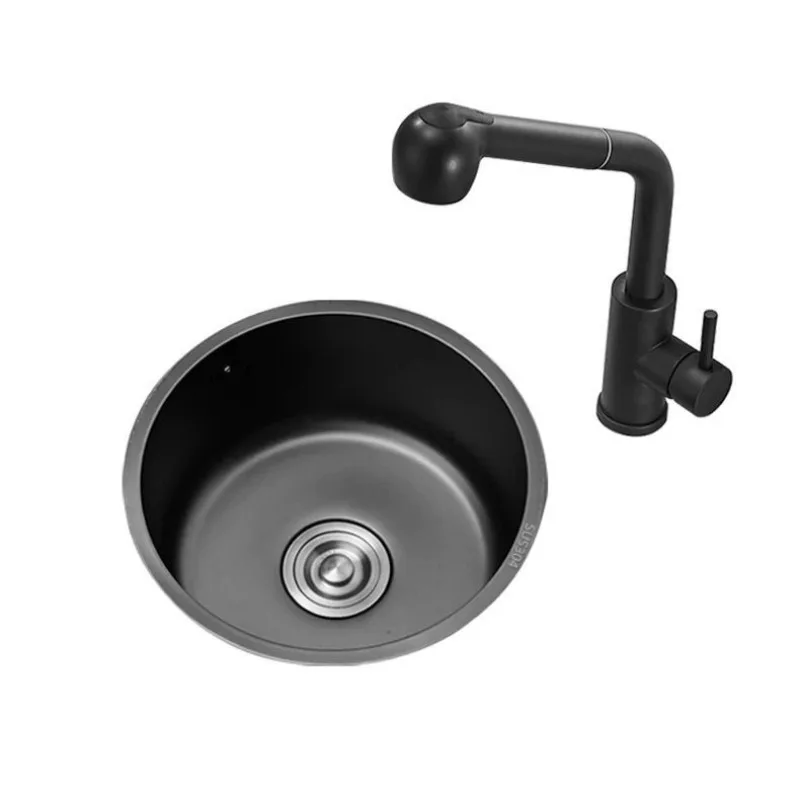 Stainless steel kitchen wash basin under counter balcony island pool nano