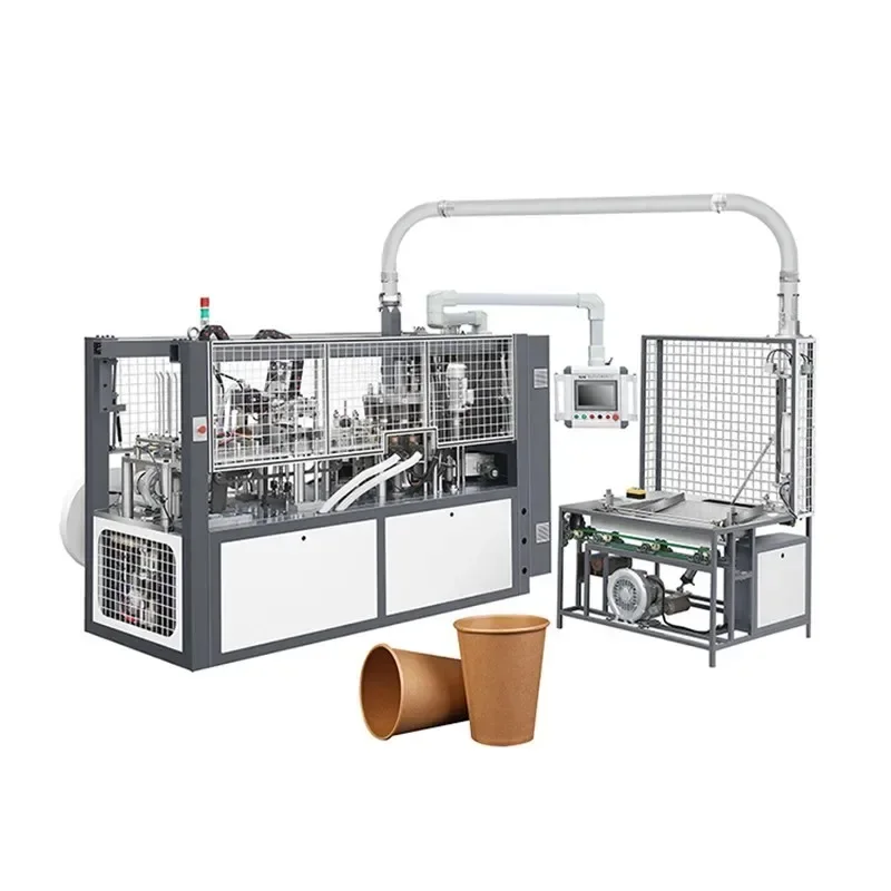 Full Automatic Paper Cup Machine 40-50pcs/min Cup Size 4/7/8/9/12 OZ Machine To Make Disposable Paper Cup Price