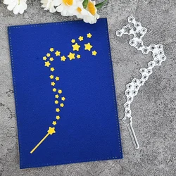 Star Shape Envelope Edge Metal Cutting Dies For Hollow Out Bubble Confetti Cutting Scrapbooking Card Border Craft Mold