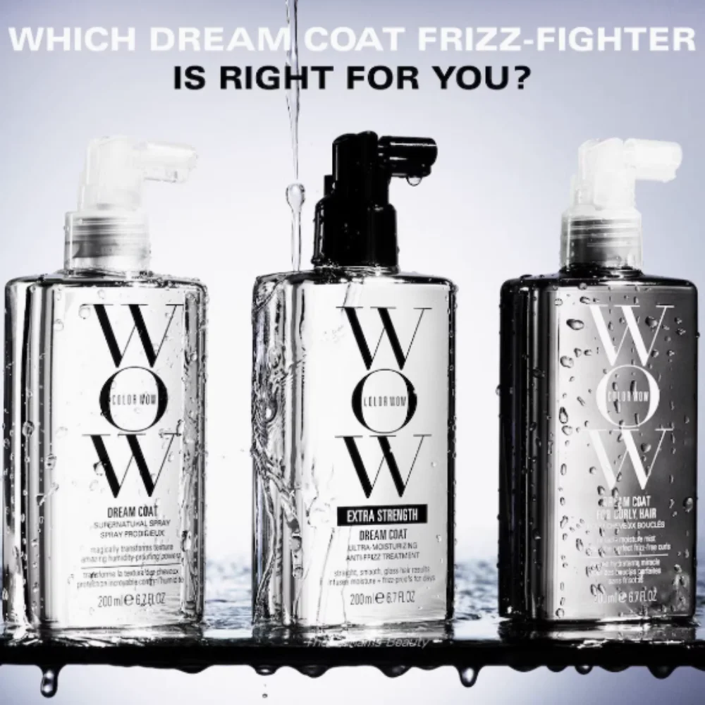 WOW-Spray antihumedad para el cabello extremadamente rizado, champú suavizante, acondicionador suavizante esmaltado, cuidado hidratante del cabello
