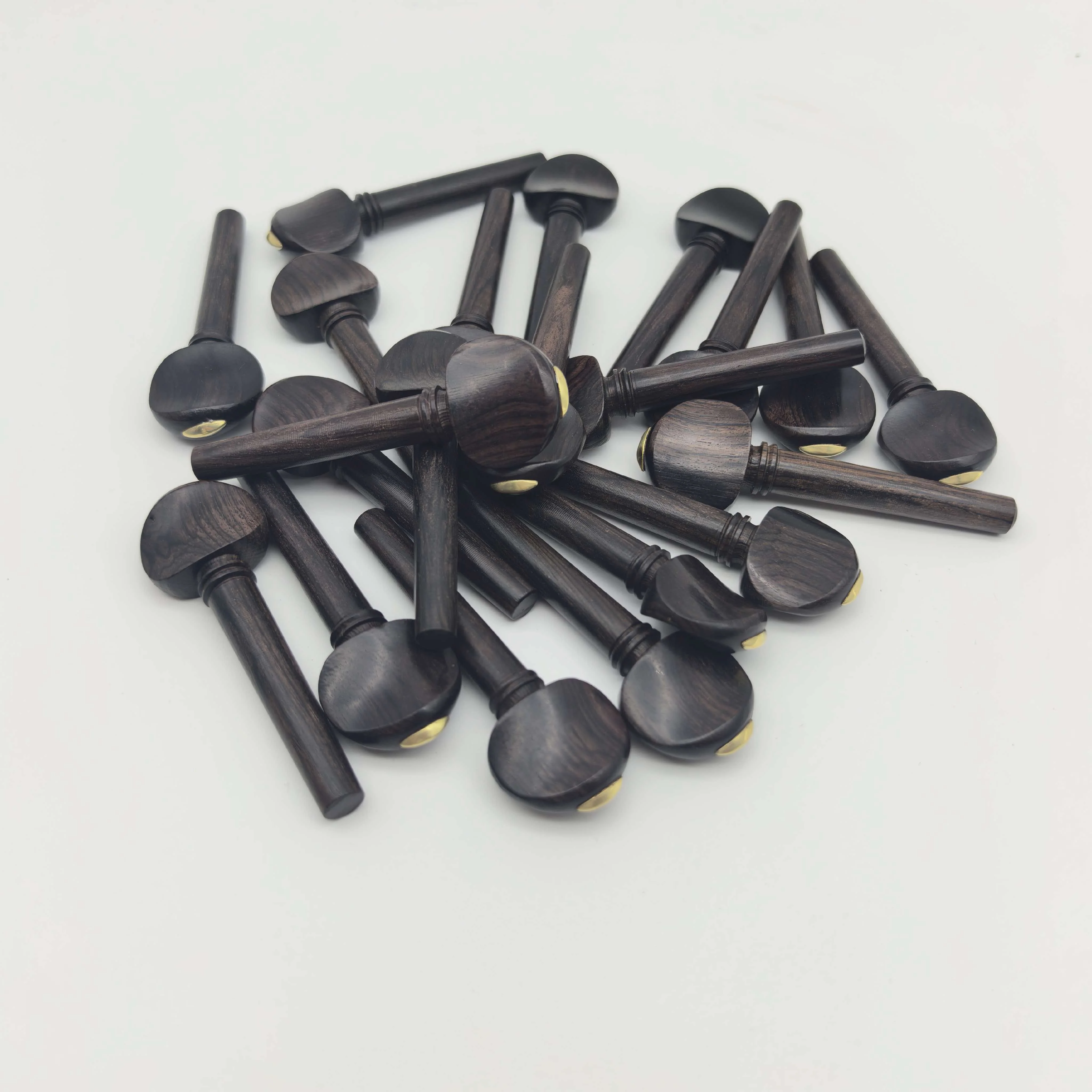 8Pcs 4/4 Violin Tuning Pegs Rosewood Ebony Jujube Wood Adjuster Keys String Winder Replacement Parts