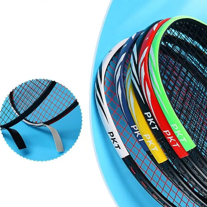 1PC Self Adhesive Badminton Racket Head Edge Protector Tape Off Paint Anti Tennis PU Sports Frame Tape Wear Resistant Protector