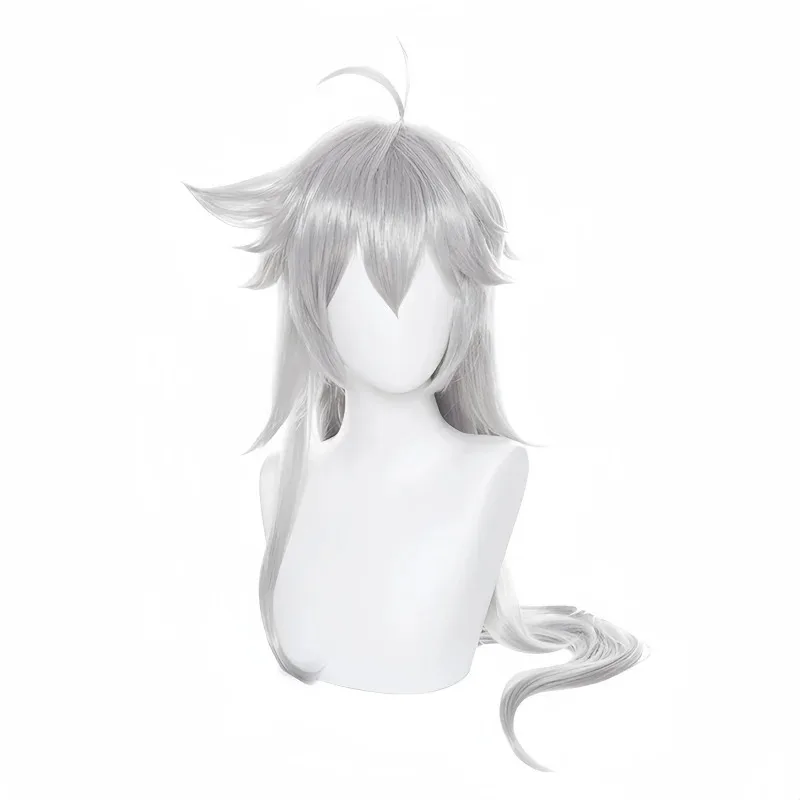 CyGame Genshin Impact Razor Cosplay Anime  Costume Necklace Uniform Wig Anime Halloween Party Outfit Full Sets Wigs view 5