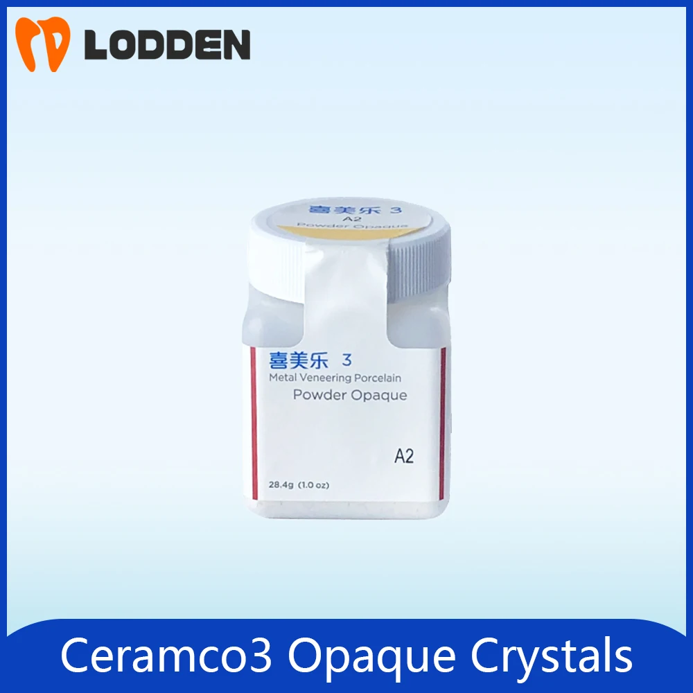 Lodden Dental Tool Ceramco3 Opaque Crystals 28.4g Porcelain Powder Light/Medium/Dark Color