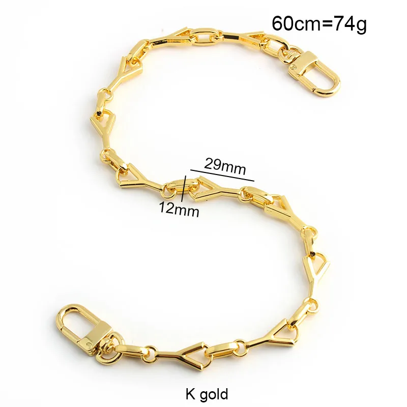 1PCS 11MM 12MM 18MM 30-120CM Metal Chains For Bags Strap Crossbody Small Handbags Purse Shoulder Replacement Handles Accessories