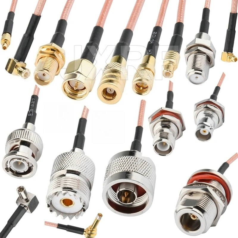 RF coaxial connector PL259 UHF male internal thread connection RG8X LMR240 50-4 4D-FB feeder