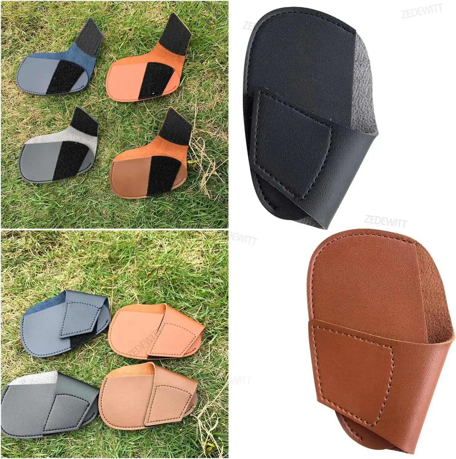 Golf Putter Schutz Neue Universelle PU Golf-Schlägerkopfhülle Golf Eisenkopf-Schutzhülle Wedge-Abdeckungen Einfach zu Verwendende Golf-Sportzubehör – Detail 4