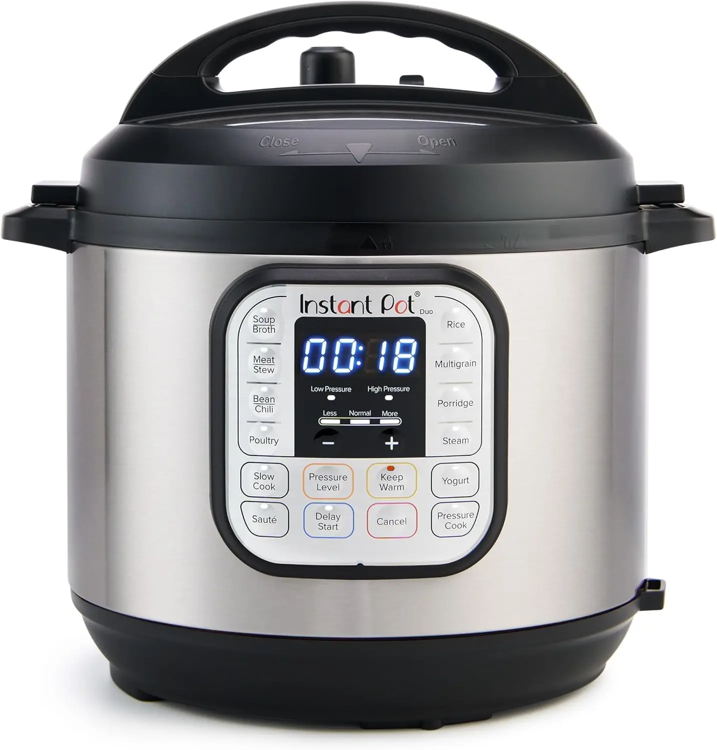 

7-in-1 Electric Pressure Cooker with 6-Quart Capacity, Stainless Steel Pot, Smart Programs & App Recipes