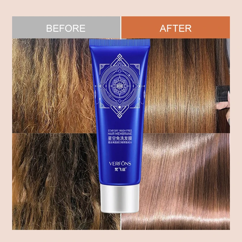 5 Seconds Magic Hair Mask Keratin Repair Damage Frizzy Straighten Soft Treatment Scalp Hair Shiny Hair Moisturizing Care ﻿